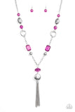 Paparazzi "Ever Enchanting" Purple Necklace & Earring Set Paparazzi Jewelry