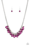 Paparazzi VINTAGE VAULT "5th Avenue Flirtation" Purple Necklace & Earring Set Paparazzi Jewelry