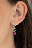 Paparazzi VINTAGE VAULT "5th Avenue Flirtation" Purple Necklace & Earring Set Paparazzi Jewelry