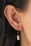 Paparazzi "Terra Trails" White Necklace & Earring Set Paparazzi Jewelry