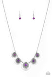 Paparazzi "Solar Beam" Purple Necklace & Earring Set Paparazzi Jewelry