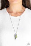 Paparazzi "Enchanted Meadow" Green Necklace & Earring Set Paparazzi Jewelry