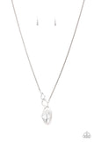 Paparazzi VINTAGE VAULT "Optical Opulence" White Necklace & Earring Set Paparazzi Jewelry