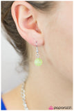 Paparazzi "Hopelessly Devoted To You" Green Necklace & Earring Set Paparazzi Jewelry