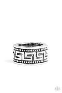 Paparazzi "Tycoon Tribe" Silver Mens Ring Paparazzi Jewelry