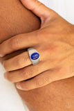 Paparazzi "Cool Down" Blue Mens Ring Paparazzi Jewelry
