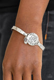Paparazzi "Total Trust" White Bracelet Paparazzi Jewelry