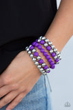 Paparazzi "Pop-YOU-lar Culture" Purple Bracelet Paparazzi Jewelry