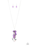 Paparazzi "Beach Buzz" Purple Necklace & Earring Set Paparazzi Jewelry