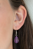 Paparazzi "Beach Buzz" Purple Necklace & Earring Set Paparazzi Jewelry
