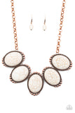Paparazzi "Prairie Goddess" Copper Necklace & Earring Set Paparazzi Jewelry