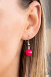 Paparazzi "Miss Pop-YOU-larity" Pink Necklace & Earring Set Paparazzi Jewelry