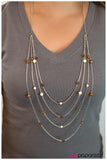 Paparazzi "Just Enough - Brown " necklace Paparazzi Jewelry