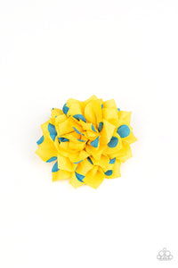 Paparazzi "Polka Perfection" Yellow Hair Clip Paparazzi Jewelry