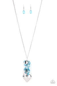 Paparazzi "Beach Buzz" Blue Necklace & Earring Set Paparazzi Jewelry