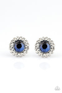 Paparazzi "Floral Glow" Blue Post Earrings Paparazzi Jewelry