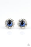 Paparazzi "Floral Glow" Blue Post Earrings Paparazzi Jewelry