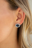 Paparazzi "Floral Glow" Blue Post Earrings Paparazzi Jewelry