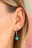 Paparazzi "Totem Tassel" Blue Necklace & Earring Set Paparazzi Jewelry