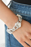 Paparazzi "Light Up The Room" White Bracelet Paparazzi Jewelry