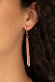 Paparazzi "Teardrop Timelessness" Copper Necklace & Earring Set Paparazzi Jewelry