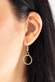 Paparazzi VINTAGE VAULT "Classic Combo" Gold Necklace & Earring Set Paparazzi Jewelry