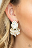 Paparazzi “A Breath of Fresh HEIR” Gold Post Earrings Paparazzi Jewelry