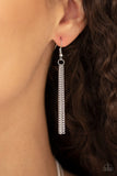 Paparazzi "Teardrop Timelessness" White Necklace & Earring Set Paparazzi Jewelry