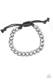 Paparazzi "Sideline" Silver 028XX Mens Bracelet Paparazzi Jewelry