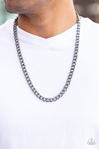 Paparazzi "Full Court" Silver Mens Necklace Paparazzi Jewelry