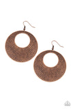 Paparazzi "Dotted Delicacy" Copper Earrings Paparazzi Jewelry