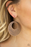 Paparazzi "Dotted Delicacy" Copper Earrings Paparazzi Jewelry