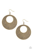 Paparazzi "Dotted Delicacy" Brass Earrings Paparazzi Jewelry