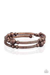 Paparazzi “West End Wraparound” Copper Bracelet Paparazzi Jewelry