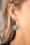 Paparazzi "Tiger Trap" FASHION FIX Blue Turquoise Necklace & Earring Set Paparazzi Jewelry