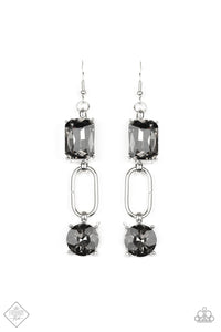 Paparazzi "Shameless Sparkle" FASHION FIX Magnificent Musings January 2020 Silver Earrings Paparazzi Jewelry