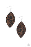 Paparazzi "GRR-irl Power!" Brown Earrings Paparazzi Jewelry