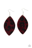 Paparazzi "GRR-irl Power!" Red Earrings Paparazzi Jewelry