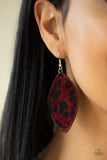 Paparazzi "GRR-irl Power!" Red Earrings Paparazzi Jewelry