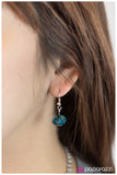 Paparazzi "Down the Rabbit Hole - Blue" necklace Paparazzi Jewelry