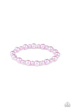 Paparazzi "Powder and Pearls" Purple Bracelet Paparazzi Jewelry