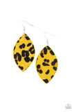 Paparazzi "GRR-irl Power!" Yellow Earrings Paparazzi Jewelry