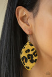 Paparazzi "GRR-irl Power!" Yellow Earrings Paparazzi Jewelry