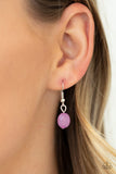 Paparazzi "Irresistibly Iridescent" Purple Necklace & Earring Set Paparazzi Jewelry
