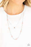 Paparazzi "Irresistibly Iridescent" Pink Necklace & Earring Set Paparazzi Jewelry