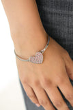 Paparazzi "Heart-Stopping Shimmer" Pink Bracelet Paparazzi Jewelry