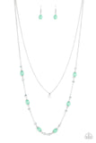 Paparazzi "Irresistibly Iridescent" Green Necklace & Earring Set Paparazzi Jewelry