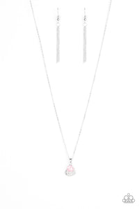 Paparazzi "Turn On The Charm" Pink Necklace & Earring Set Paparazzi Jewelry