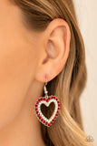 Paparazzi "High School Sweethearts" Red Earrings Paparazzi Jewelry