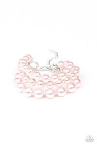 Paparazzi "Total PEARL-fection" Pink Bracelet Paparazzi Jewelry